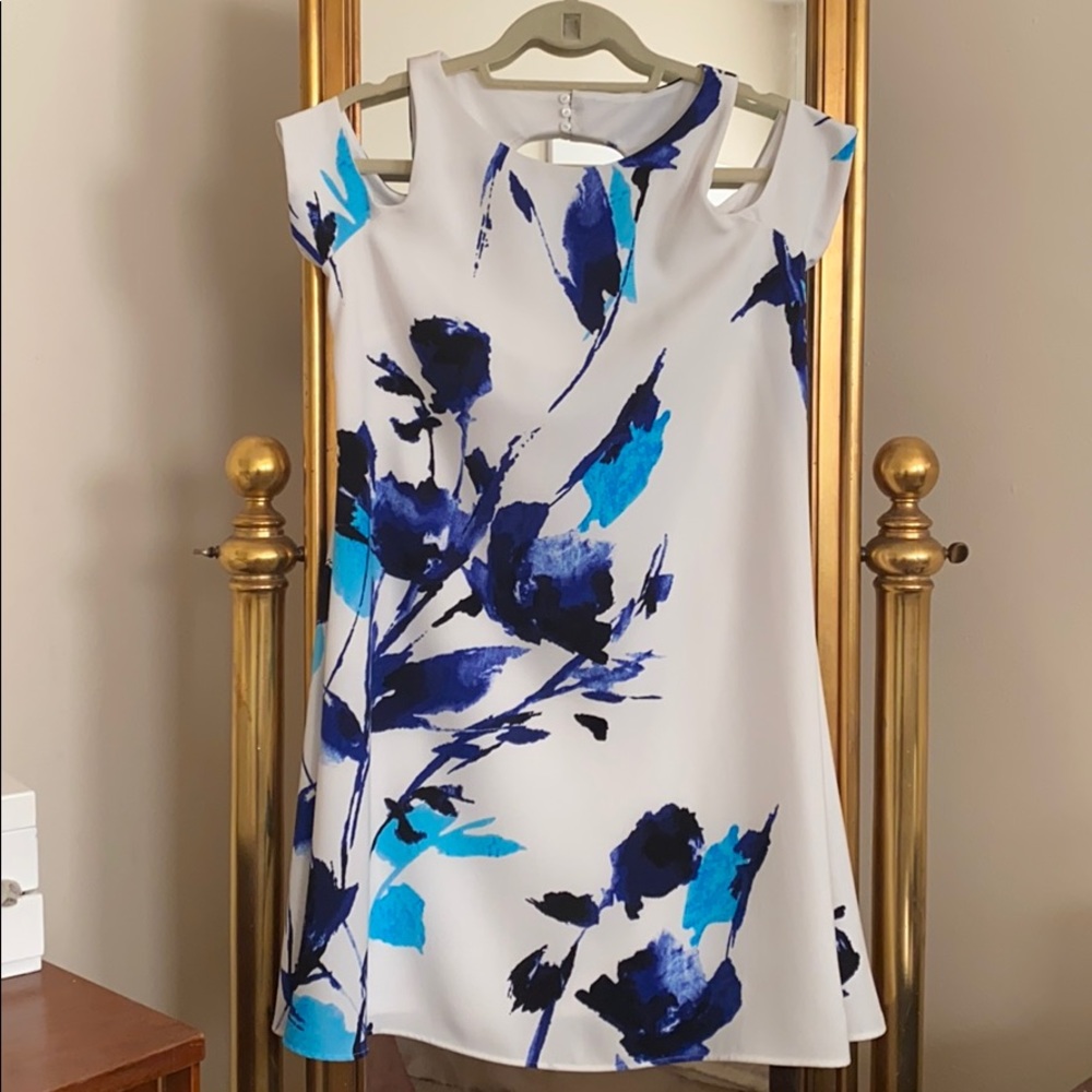 Ralph Lauren Floral Cold Shoulder Dress